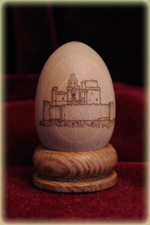 Huevo de Madera Castillo de Turégano