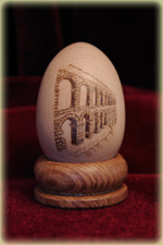 Huevo de Madera Alcazar de Segovia