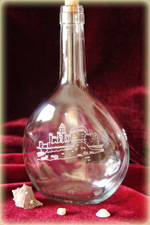 Botella de Cristal Castillo de Turégano