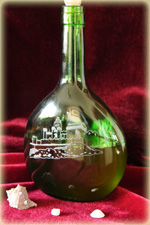 Botella de Cristal Castillo de Turégano